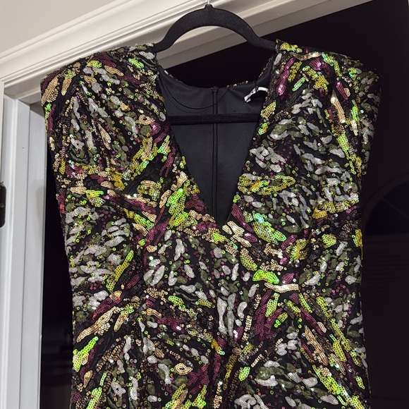 Zara Multicolor Abstract Prom Dress - Picture 8 of 8